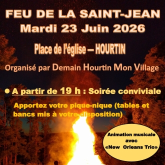 Feu de la Saint-Jean à Hourtin