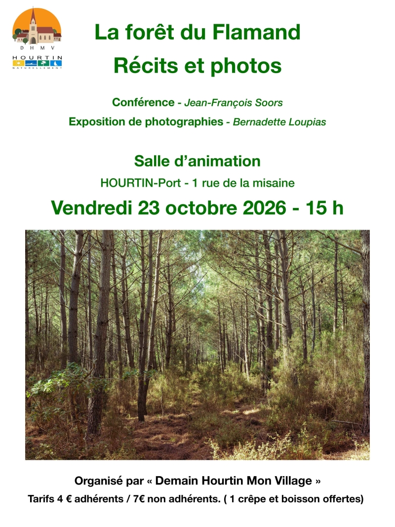 Conférence et exposition photo sur la forêt du Flamand